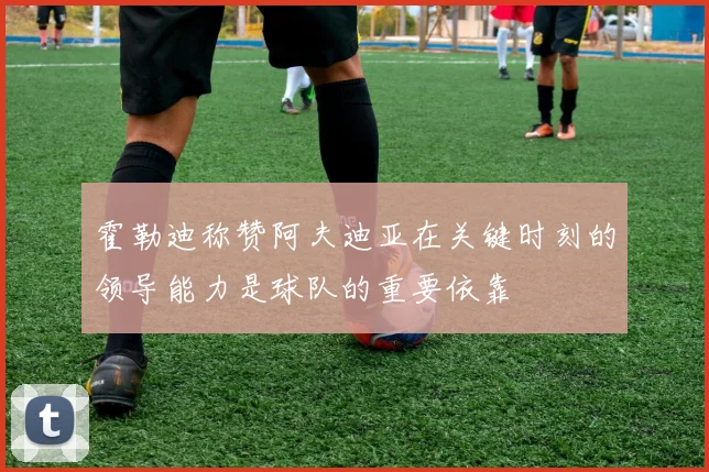 霍勒迪称赞阿夫迪亚在关键时刻的领导能力是球队的重要依靠