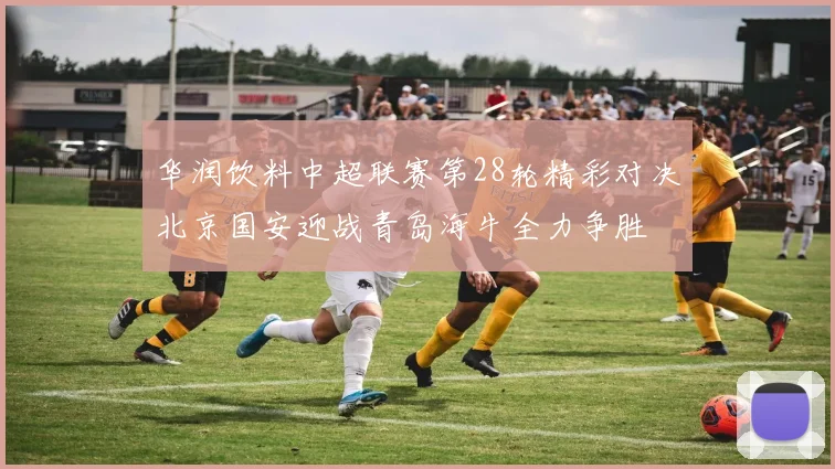 华润饮料中超联赛第28轮精彩对决北京国安迎战青岛海牛全力争胜